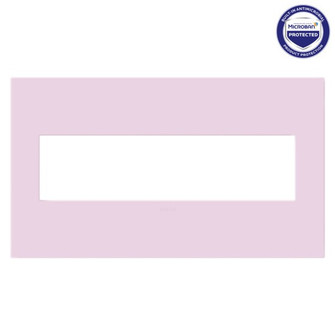 Four-Gang Screwless Wall Plate with Microban (246|AWP4GRA)