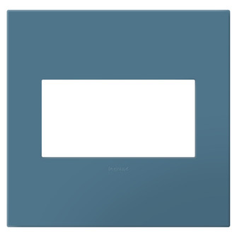 adorne Two-Gang Screwless Wall Plate with Microban in Mystic (246|AWP2GMY)