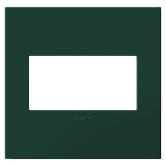 adorne Two-Gang Screwless Wall Plate with Microban in Evergreen (246|AWP2GEG)