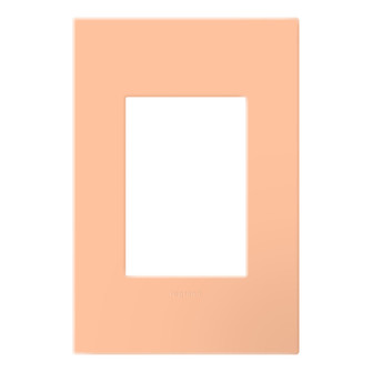 adorne One-Gang Screwless Wall Plate with Microban in Peachy (246|AWP1G3PY)