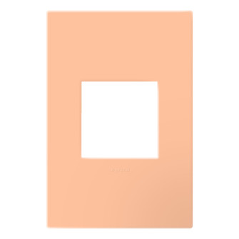 adorne One-Gang-Plus Screwless Wall Plate with Microban in Peachy (246|AWP1G2PY)