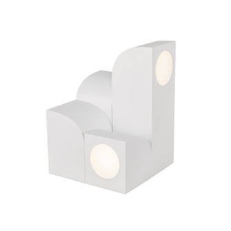 Gypsum LED Table Lamp in White (347|TL82412-WH)