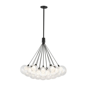 Bolla LED Chandelier in Black (347|CH3128-BK)