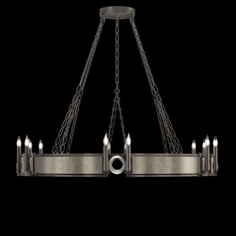 Mirage 12 Light Chandelier in Midnight Steel/Nickel/Coco (48|100048-722)