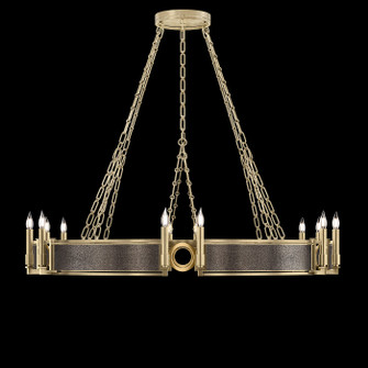 Mirage 12 Light Chandelier in Soft Gold Leaf/Brass/Pebble (48|100048-511)