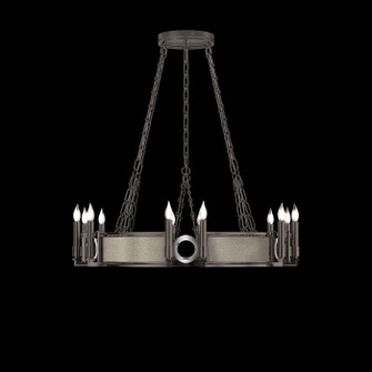 Mirage Chandelier in Midnight Steel/Nickel/Coco (48|100047-722)