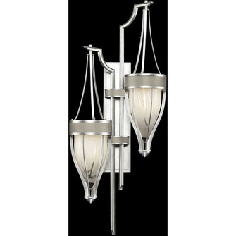 Mirage Two Light Wall Sconce in Silver Leaf/Nickel/Coco (48|100041-422)