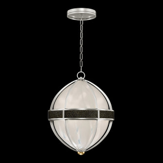 Mirage Three Light Pendant in Silver Leaf/Brass/Black Knight (48|100038-413)