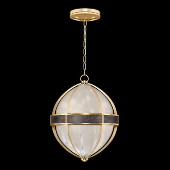 Mirage Three Light Pendant in Gold Leaf/Brass/Pebble (48|100038-311)