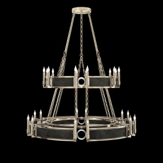Mirage 24 Light Chandelier in Champagne/Nickel/Black Knight (48|100036-623)