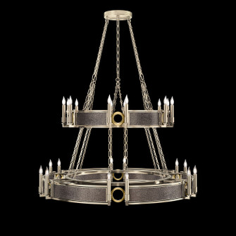 Mirage 24 Light Chandelier in Champagne/Brass/Pebble (48|100036-611)