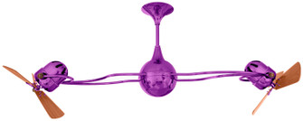 Italo Ventania 62''Ceiling Fan in Ametista (101|IV-LTPURPLE-WD)