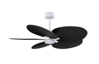 Alessandra Tropical 48'' Ceiling Fan in Matte White (101|AKTP-MWH-BK)