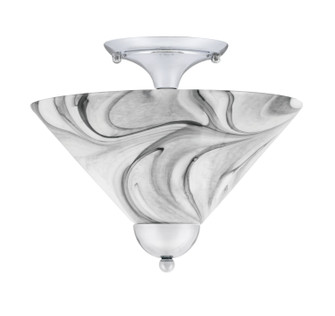 Semi-Flushes Two Light Semi-Flush Mount in Chrome (200|120-CH-2129)