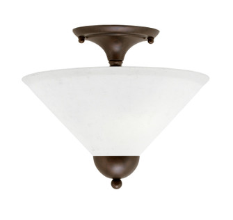 Semi-Flushes Two Light Semi-Flush Mount in Bronze (200|120-BRZ-316)