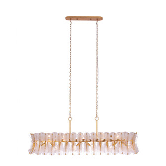 Gossamer 12 Light Island Pendant in Oxidized Gold Leaf (33|523661OL)
