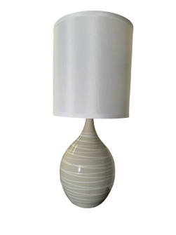 Scatchard One Light Table Lamp in Natural Spiral (30|GS301-NS)