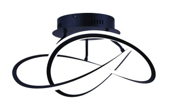 Zola LED Semi-Flush Mount in Black (387|LSF155A21BK)