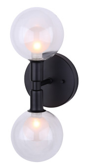 Healey Two Light Wall Sconce in Black (387|IWF346B02BK9)