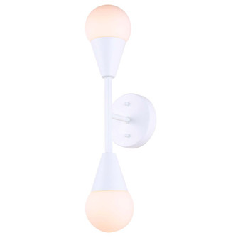 Arlowe Two Light Wall Sconce in Matte White (387|IWF1125A02WH9)