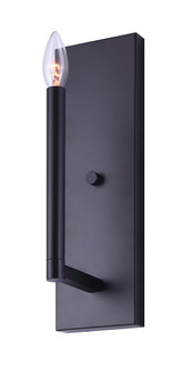 King One Light Wall Sconce in Black (387|IWF1011A01BK)