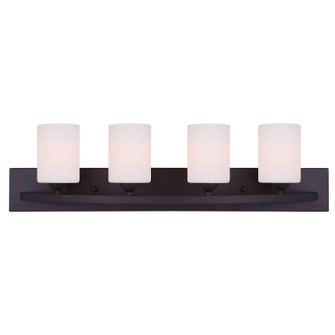 Hampton Four Light Vanity in Oil Rubbed Bronze (387|IVL370A04ORB-O)