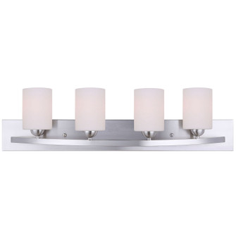 Hampton Four Light Vanity in Brushed Pewter (387|IVL370A04BPT)