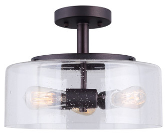 Nash Three Light Semi Flush Mount in Oil Rubbed Bronze (387|ISF633A03ORB)