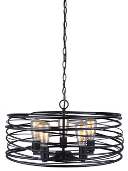 Ryland Five Light Pendant in Black (387|IPL411B05BK22)