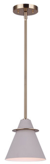 Talia One Light Pendant in Gold And Matte Grey (387|IPL1076A01MGG)