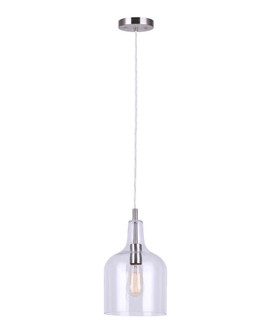 Keeva One Light Pendant in Brushed Nickel (387|IPL1059A01BN)