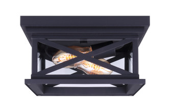 Elm Two Light Outdoor Lantern in Black (387|IOL400BK)