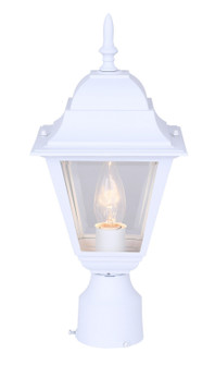 One Light Outdoor Post Mount in White (387|IOL1311)