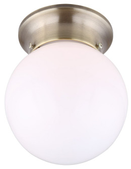 Ceiling One Light Flush Mount in Antique Brass (387|ICL901)