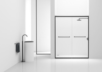 Parker Semi-Frameless Shower Door in Brushed Nickel (173|SD208-6072BNK)