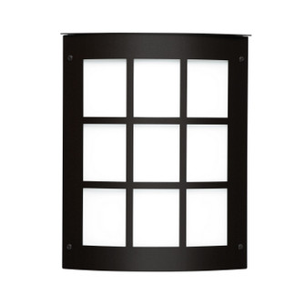 Besa Outdoor Sconce Moto 8 Grid Outdoor Lantern in Black (74|MOTO8GR-WA-BK)