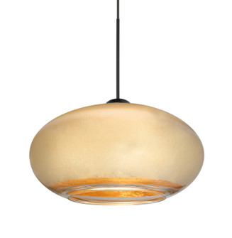 Besa Brio 7 Pendant LED Pendant in Black (74|1XT-2492GF-LED-BK)