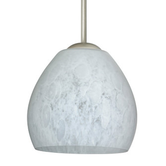 Besa Bolla Pendant One Light Pendant in Satin Nickel (74|1BC-412219-MED-SN)
