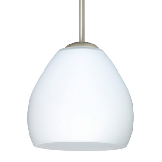 Besa Bolla Pendant One Light Pendant in Satin Nickel (74|1BC-412207-MED-SN)