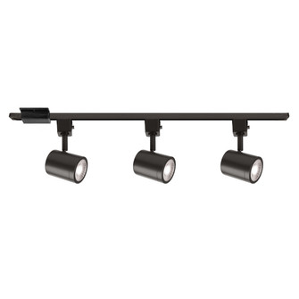 Charge LED Track Luminaire in Black (34|H-8010/3-CS-BK)