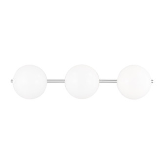 Lune Three Light Vanity in Chrome (454|EV1013CH)