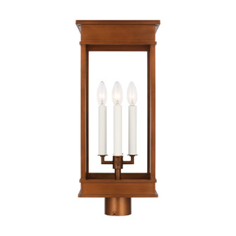 Cupertino Four Light Post Lantern in Natural Copper (454|CO1524NCP)