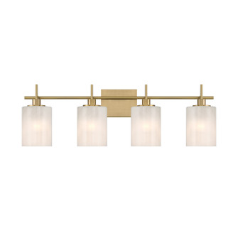 Four Light Bathroom Vanity in Natural Brass (446|M80085NB)