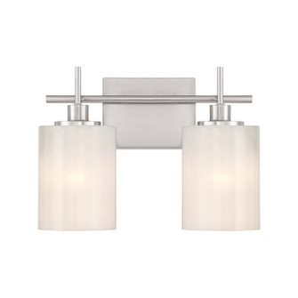 Two Light Bathroom Vanity in Brushed Nickel (446|M80083BN)