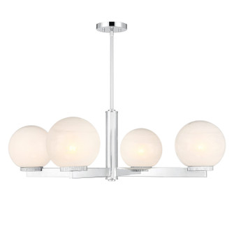 Four Light Chandelier in Chrome (446|M100123CH)