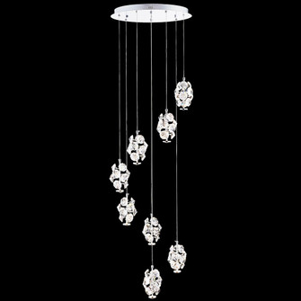 Continental Fashion LED Chandelier in Silver (64|96947S22LED)