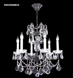 Madrid Cast Brass Eight Light Chandelier in Antique Bronze (64|94326AB22)