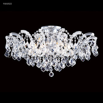 Maria Theresa Grand Eight Light Flush Mount in Gold Lustre (64|91810GL0GT)