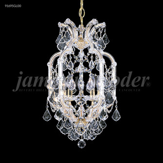 Maria Theresa Grand Five Light Pendant in Gold Lustre (64|91695GL0GT)