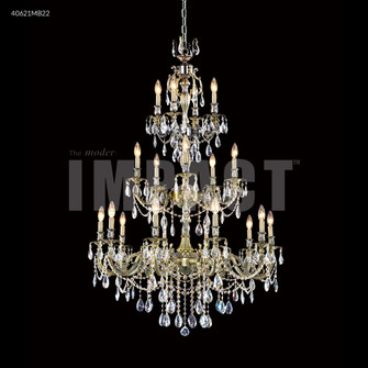 Brindisi 20 Light Entry Chandelier in Monaco Bronze (64|40621MB0GT)